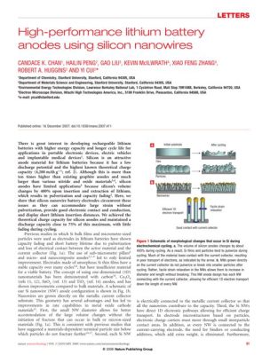  Nanowires für Hochleistungsbatterien: Revolutionäre Energietechnologie für eine nachhaltige Zukunft!